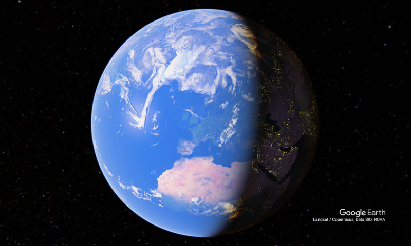 google earth animation